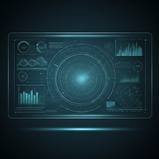 High-tech engineering visual